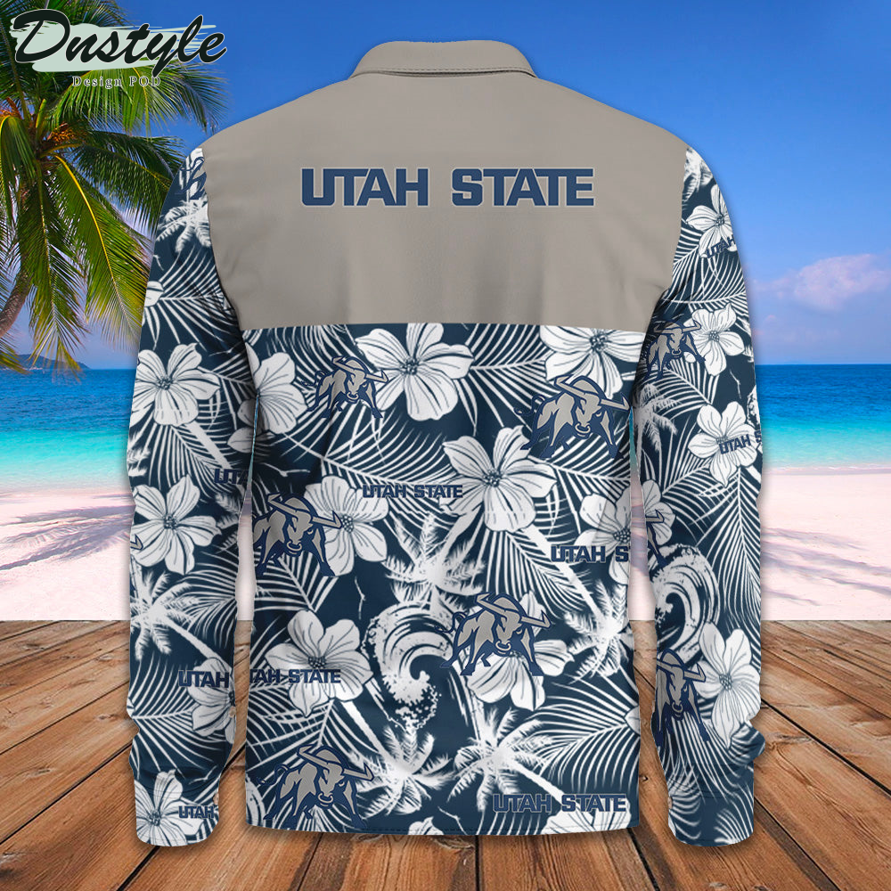 Utah State Aggies Long Sleeve Button Down Shirt