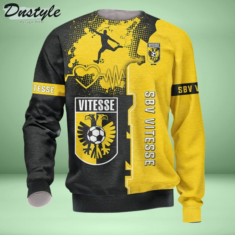 SBV Vitesse T-shirt met capuchon en all-over print