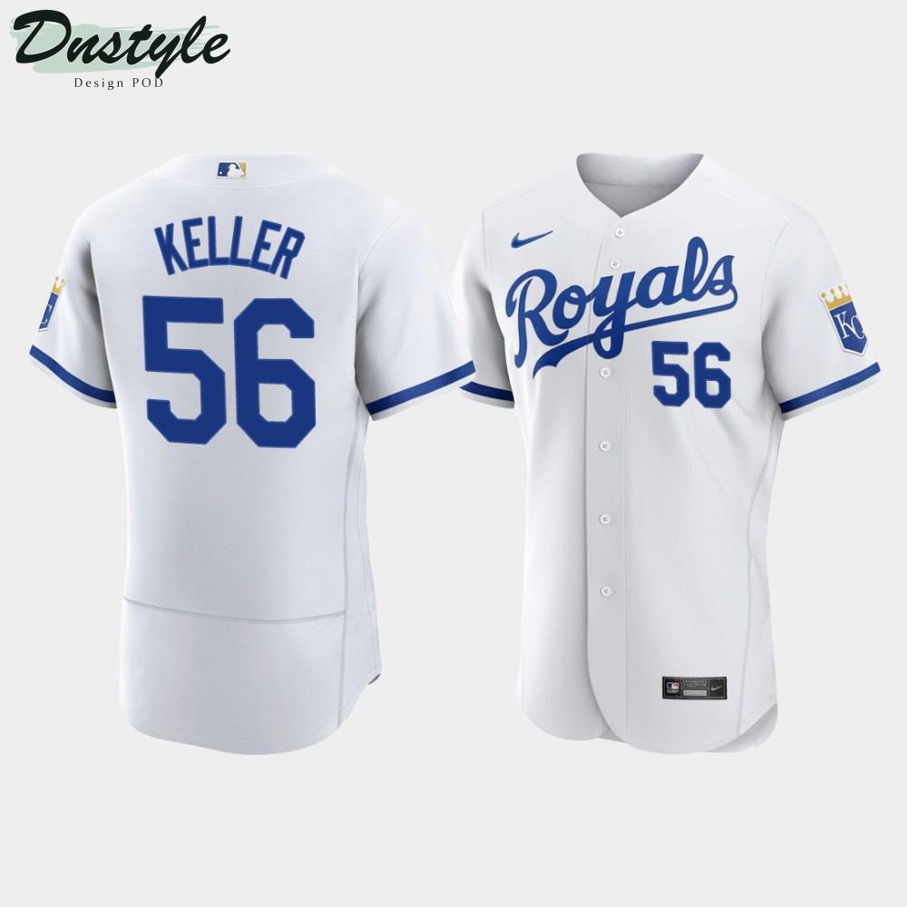 Brad Keller #56 Kansas City Royals Men’s 2022 Home Jersey – White MLB Jersey