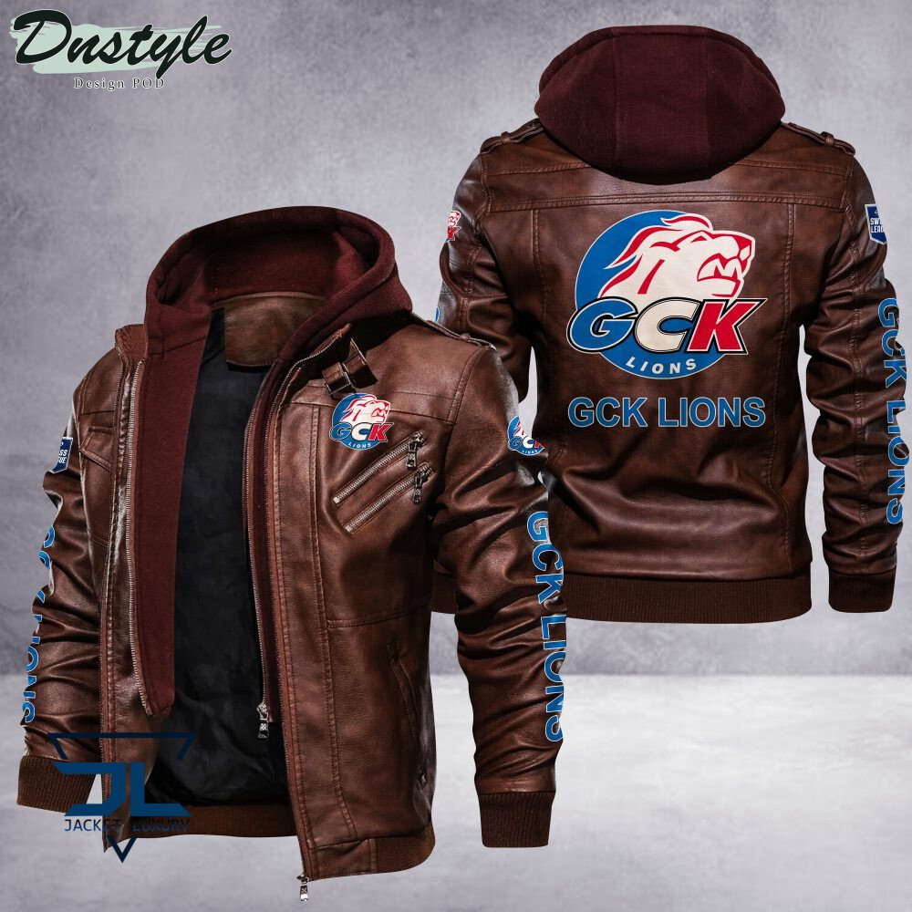 GCK Lions leather jacket