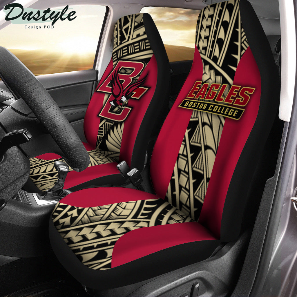 Boston College Eagles Polynesian Car Seat Cover