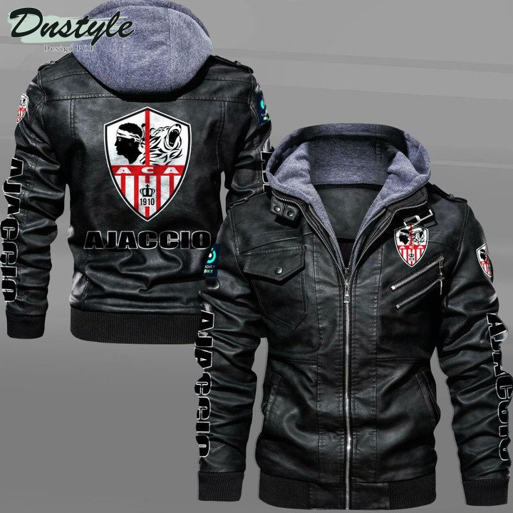 AC Ajaccio leather jacket