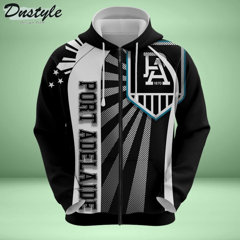 Port Adelaide Power all over printed hoodie t-shirt