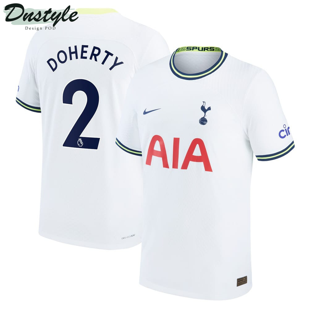 Doherty #2 Tottenham Hotspur Men 2022/23 Home Player Jersey - White