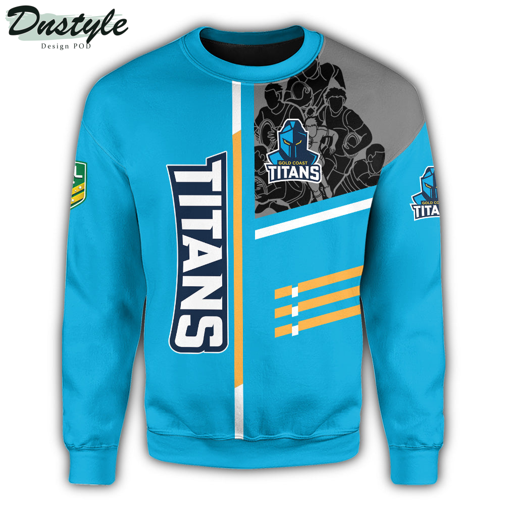 Gold Coast Titans NRL Personalized Sweatshirt