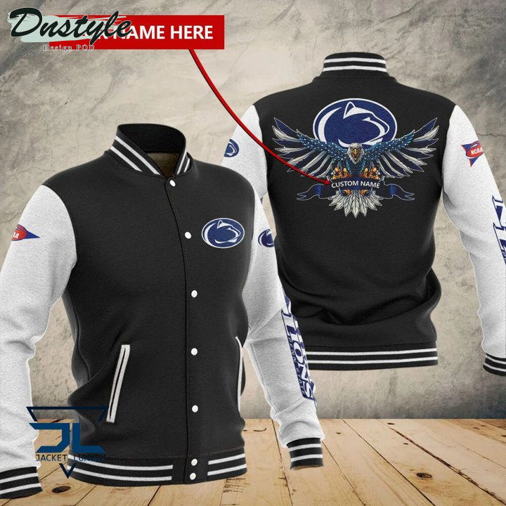 Penn State Nittany Lions Custom Name Baseball Jacket