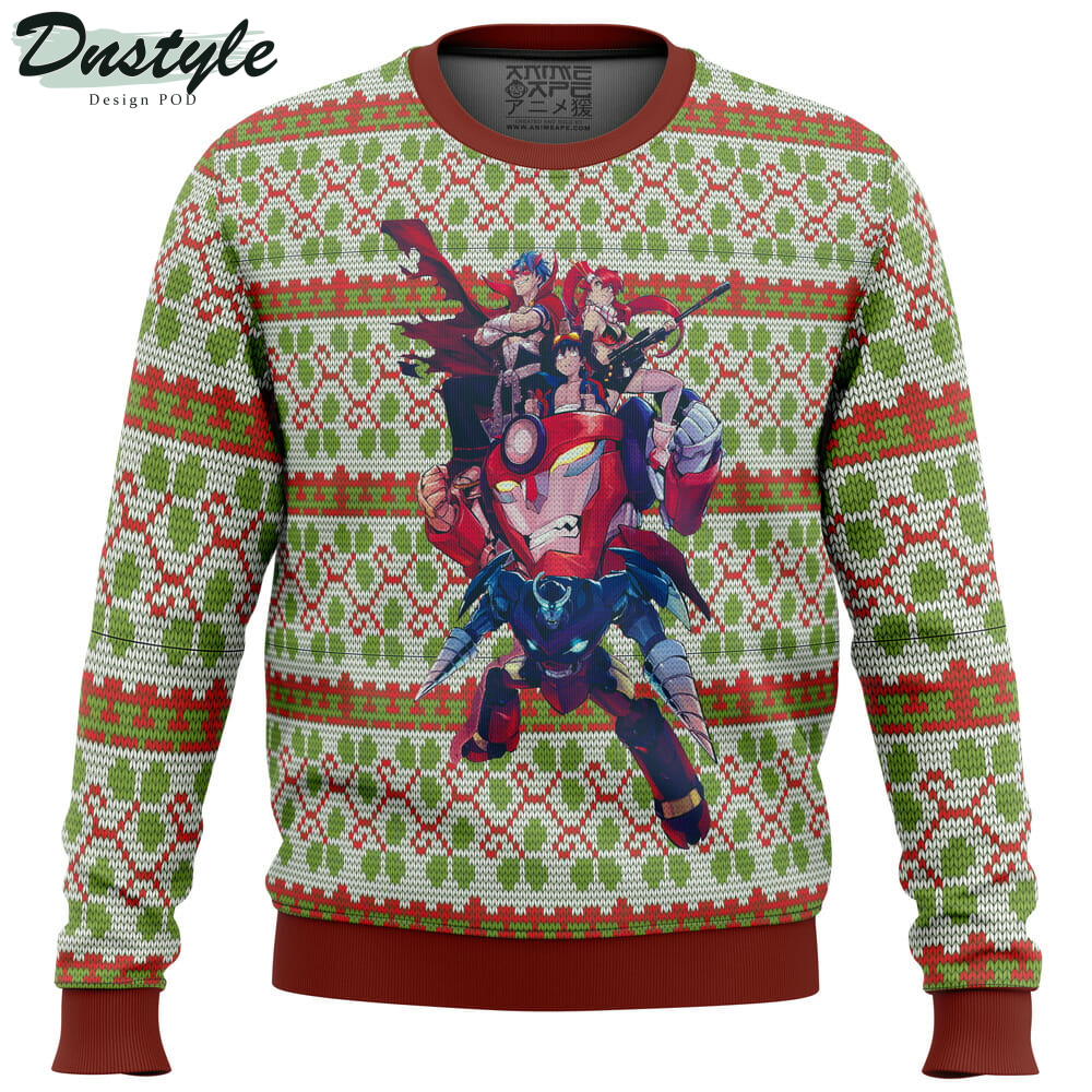 Gurren Lagann Ugly Christmas Sweater