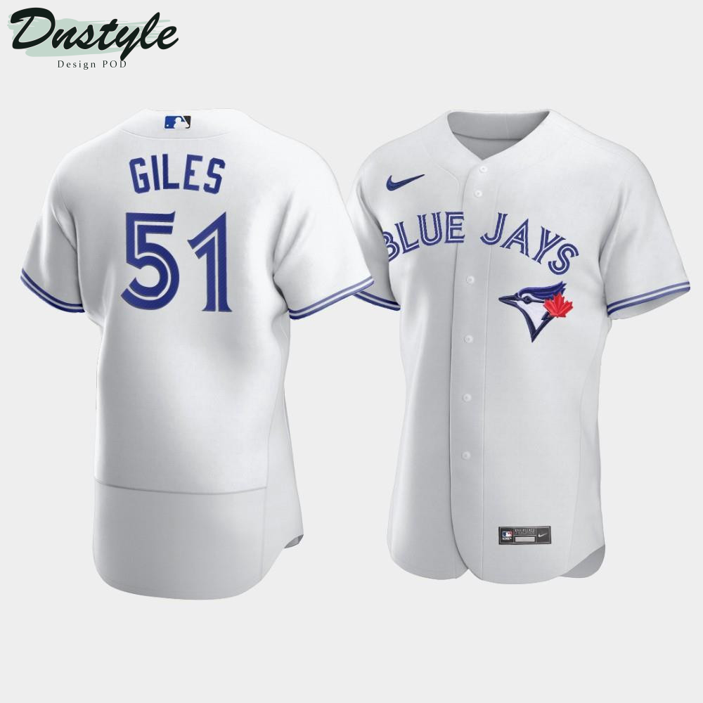 Men's Toronto Blue Jays #51 Ken Giles White Jersey MLB Jersey