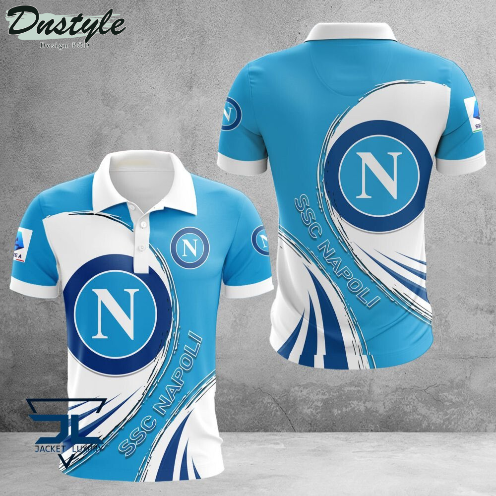 SSC Napoli 3D Polo Shirt