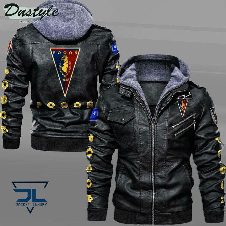 Pogoń Szczecin leather jacket