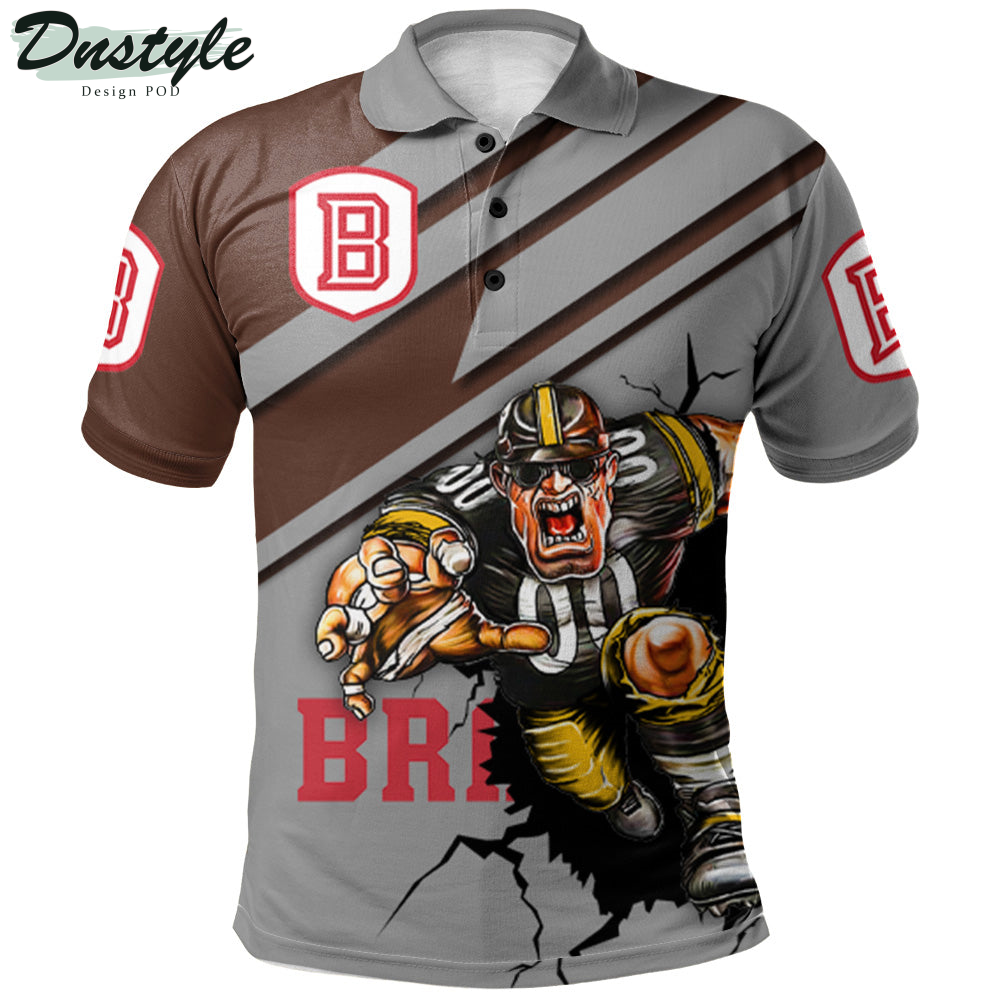 Bradley Braves Mascot Polo Shirt
