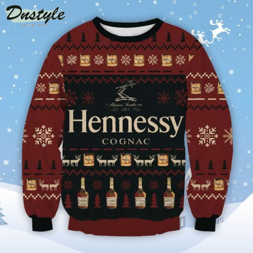 Hennesy Ugly Sweater Cognac Christmas Ugly Sweater