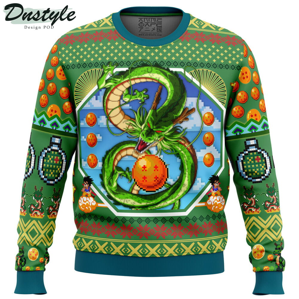 Shenron Dragon Ball Ugly Christmas Sweater