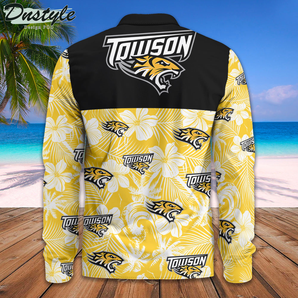 Towson Tigers Long Sleeve Button Down Shirt