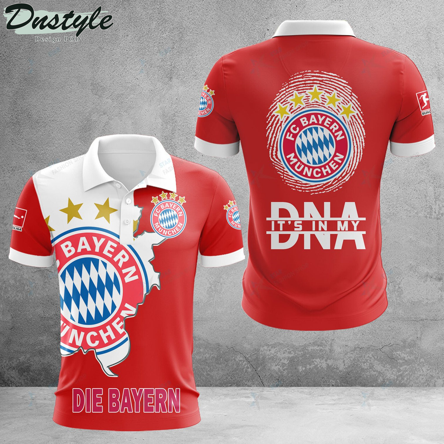 FC Bayern Munchen it's in my DNA polo shirt