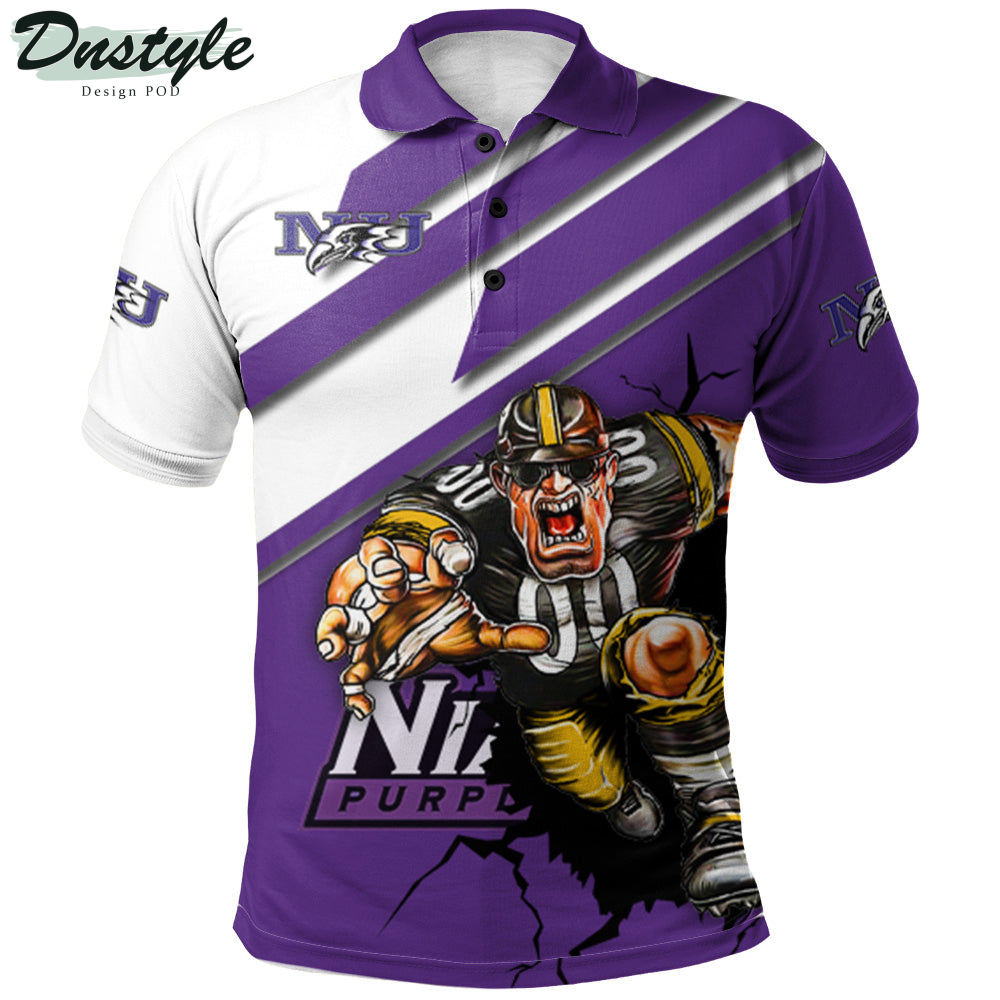 Niagara Purple Eagles Mascot Polo Shirt