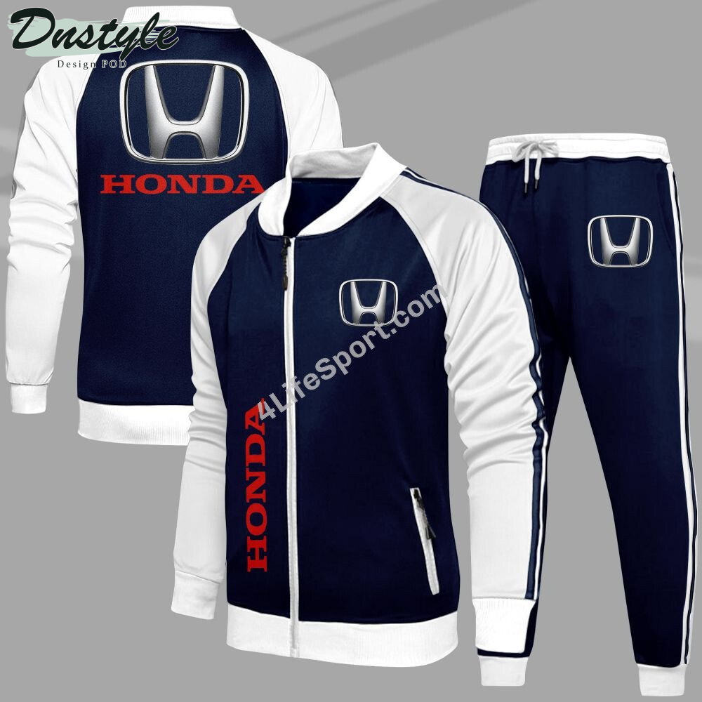 Honda Tracksuits Jacket Bottom Set