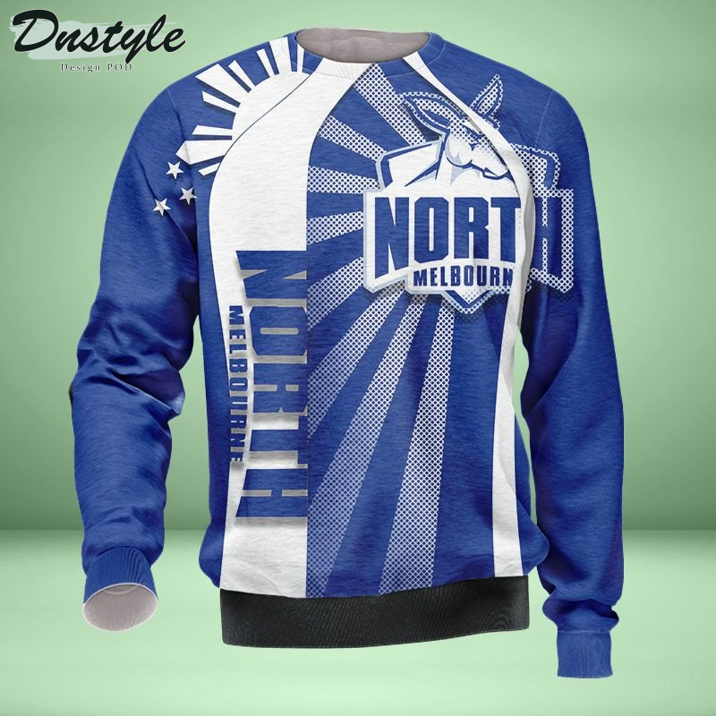 North Melbourne all over printed hoodie t-shirt