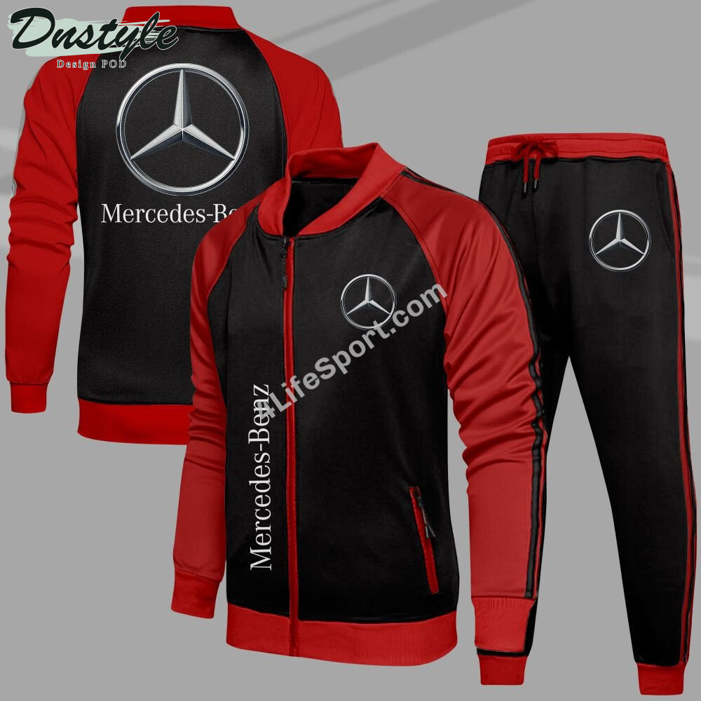 Mercedes Benz Tracksuits Jacket Bottom Set