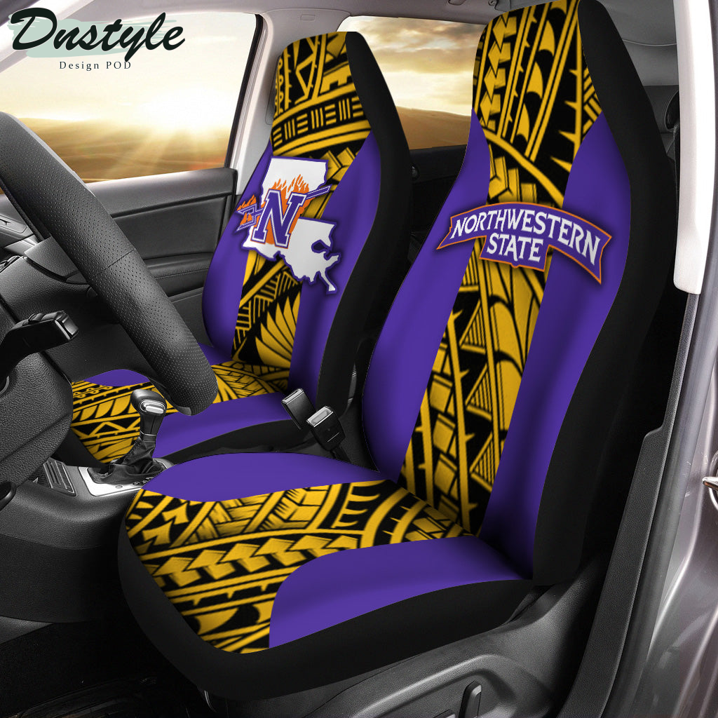 Northwestern State Demons Polynesian Car Seat Cover