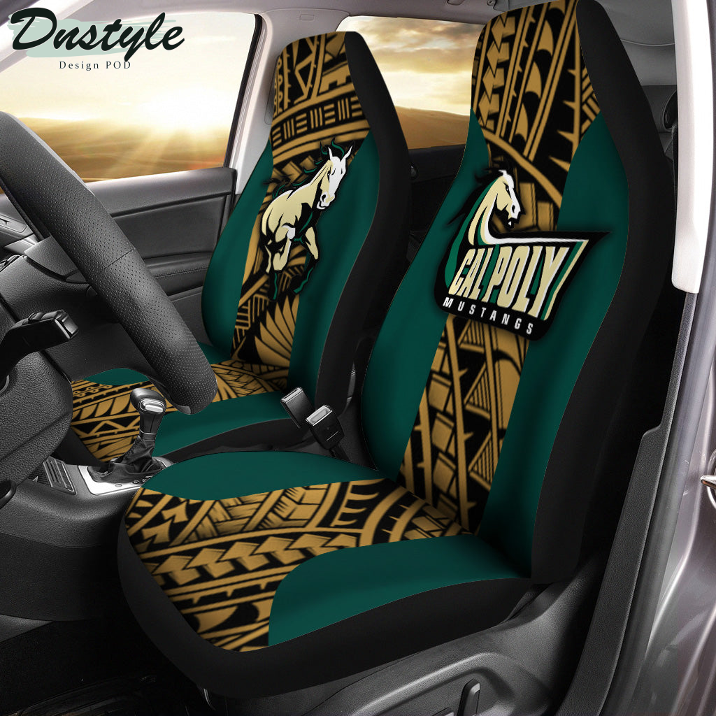 Cal Poly Mustangs Polynesian Car Seat Cover