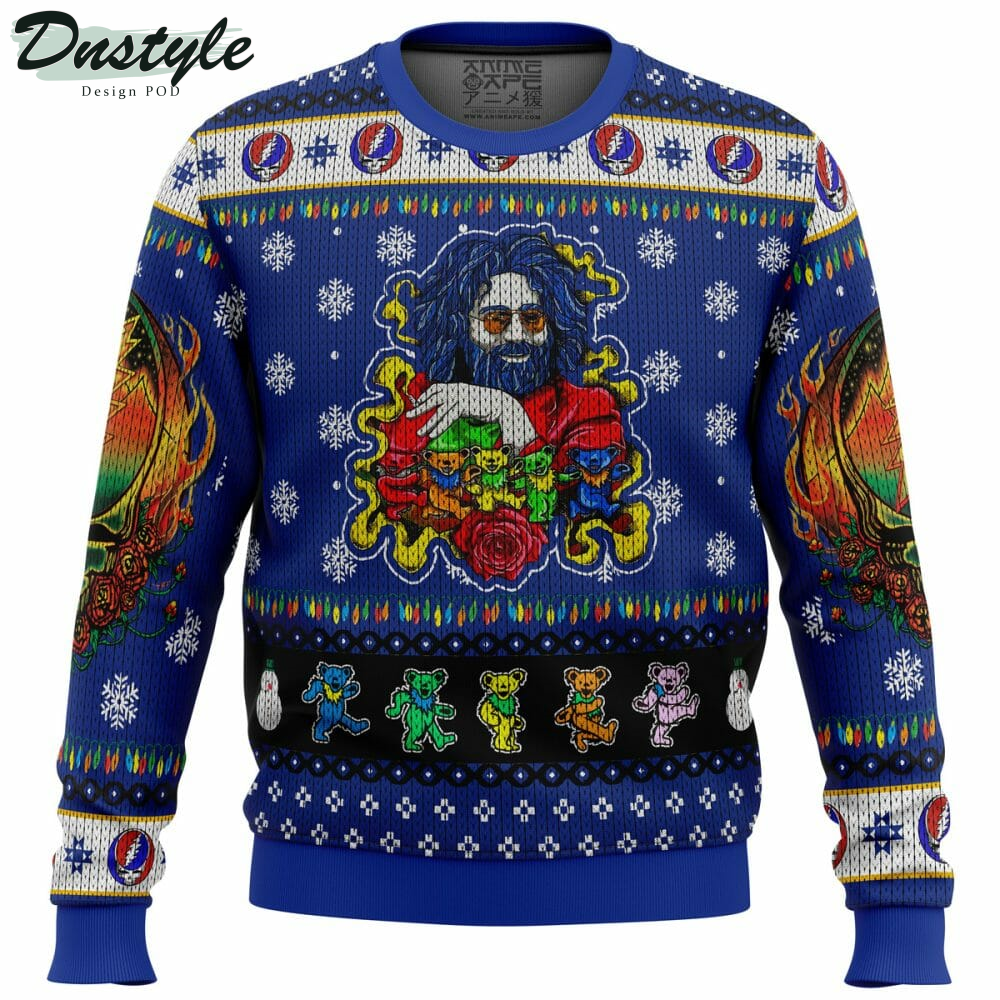Jerry Garcia Grateful Dead Ugly Christmas Sweater