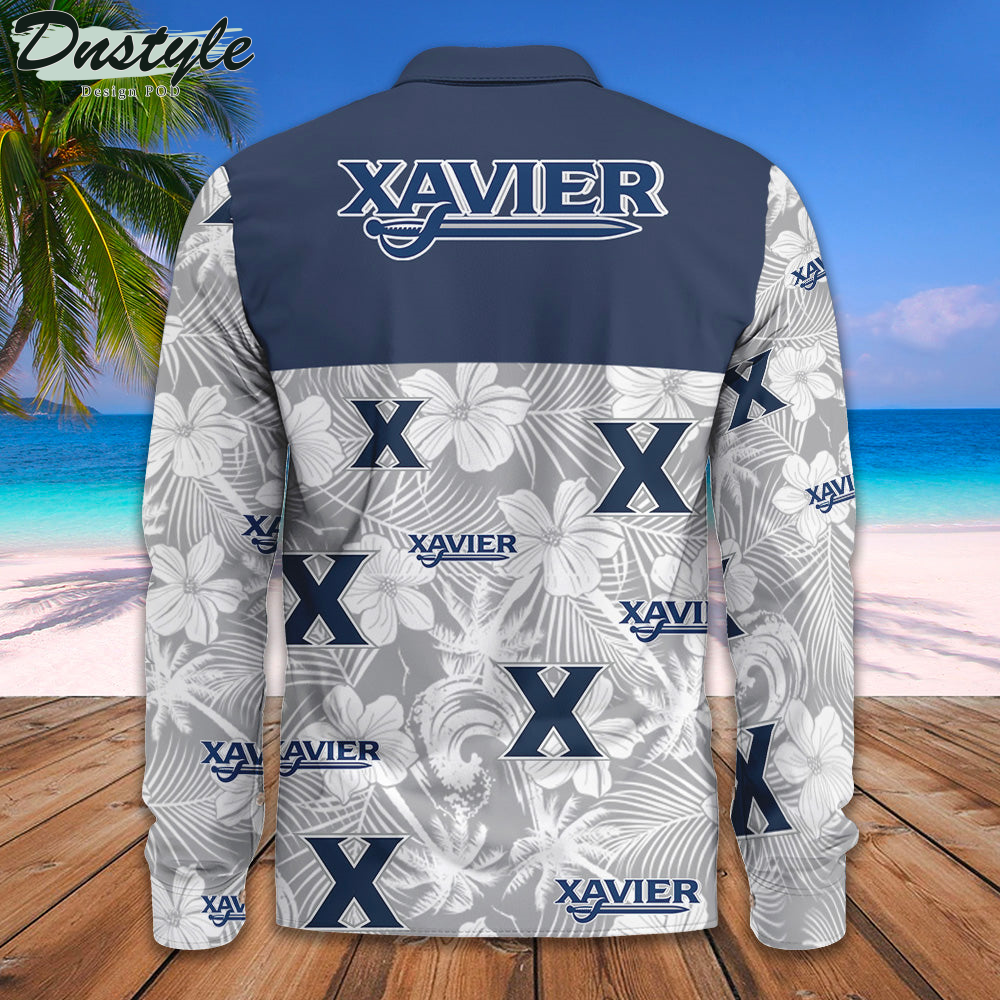 Xavier Musketeers Long Sleeve Button Down Shirt