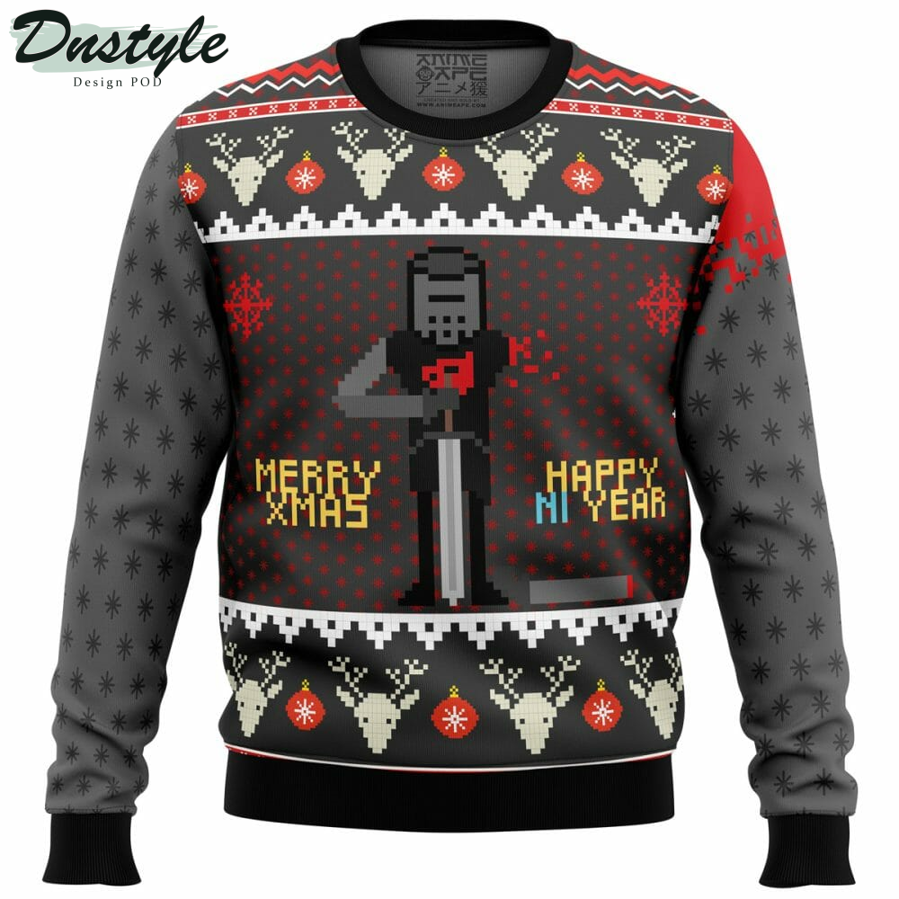 Merry Xmas and Happy Ni Year Monty Python Ugly Christmas Sweater