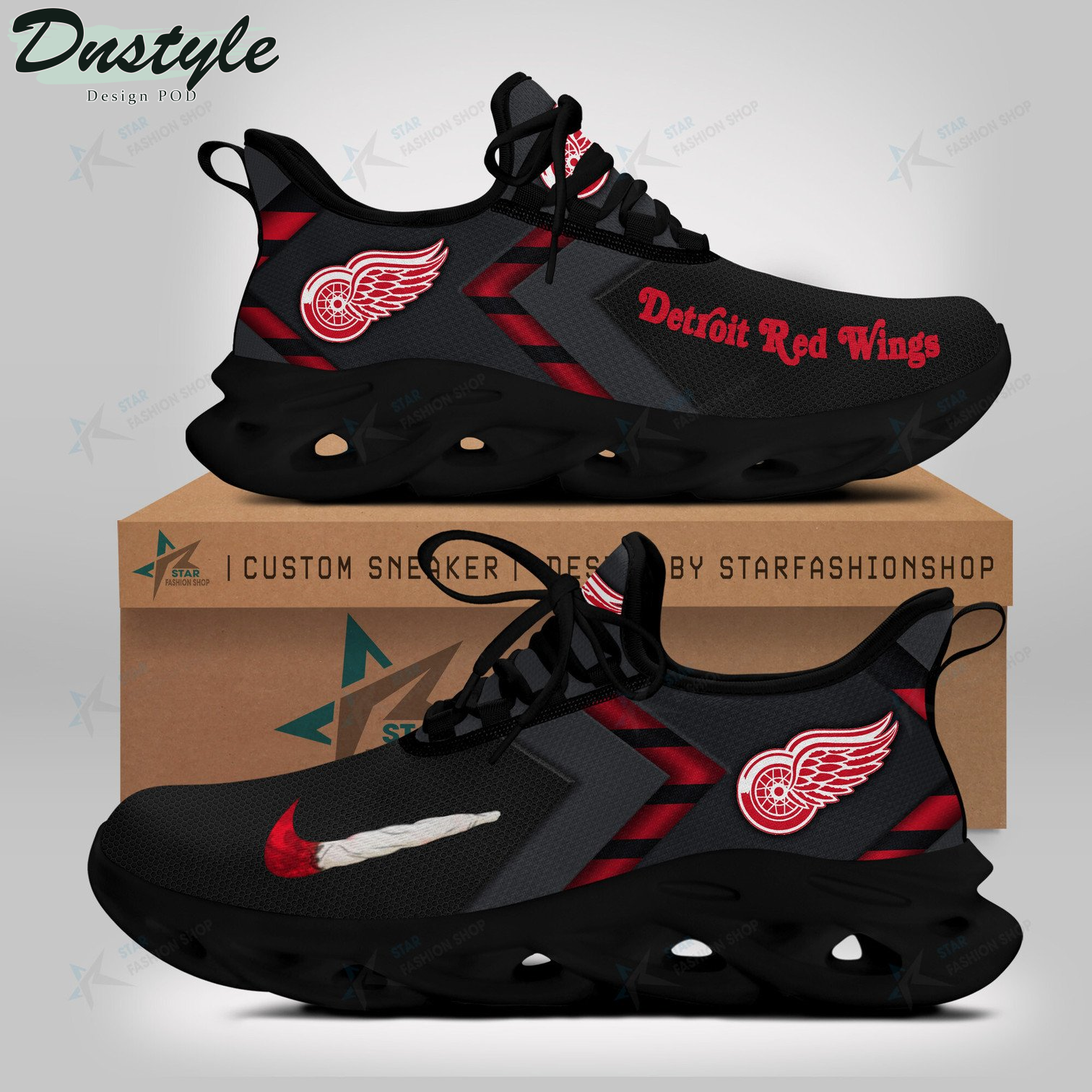 Detroit Red Wings max soul shoes