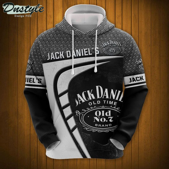 Jack Daniels all over print 3d hoodie t-shirt