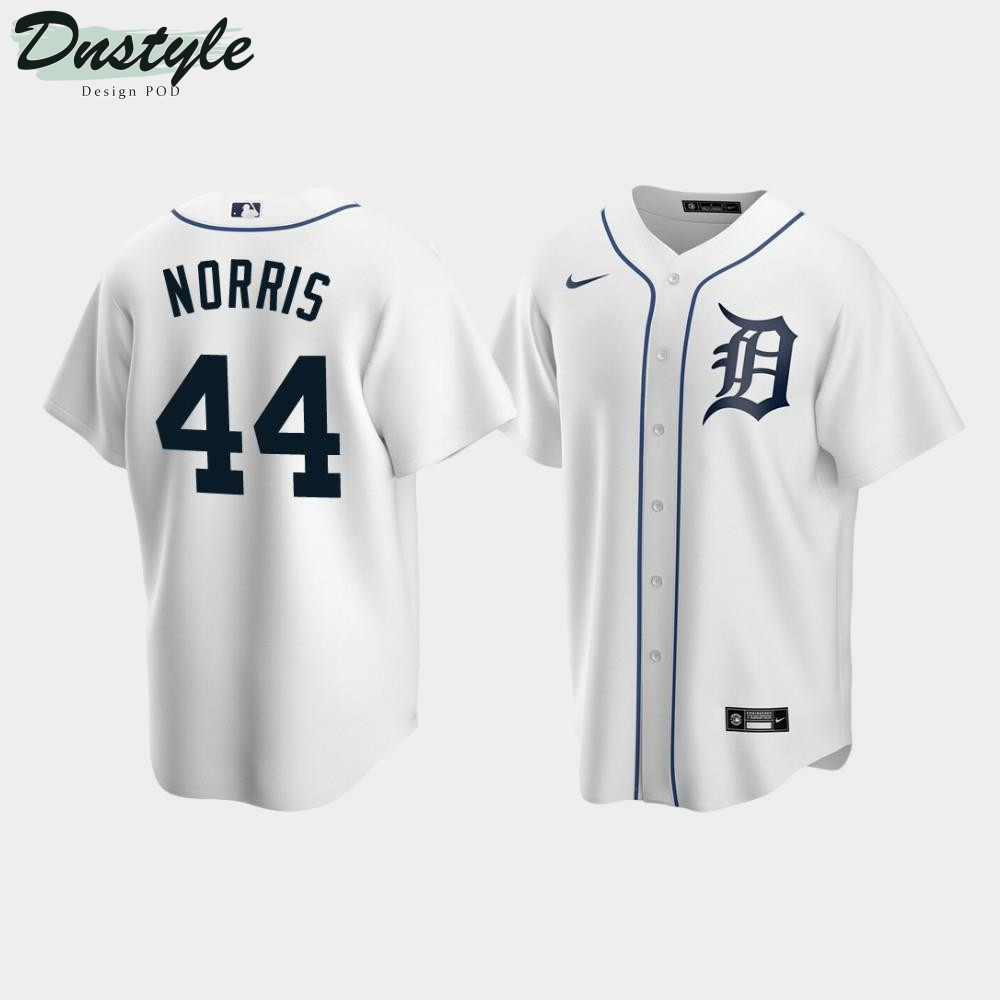 Men's Detroit Tigers #44 Daniel Norris White Home Jersey MLB Jersey 2