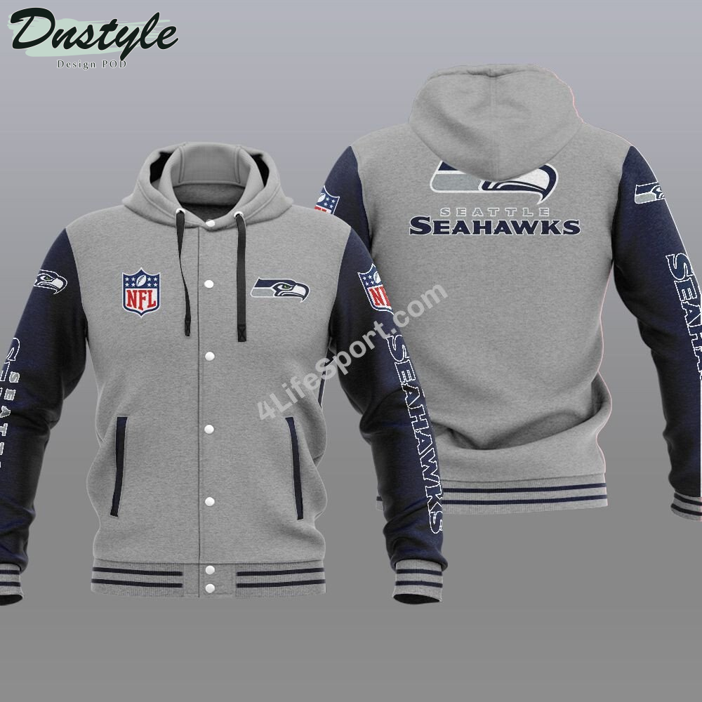Seattle Seahawks Hooded Varsity Jacket