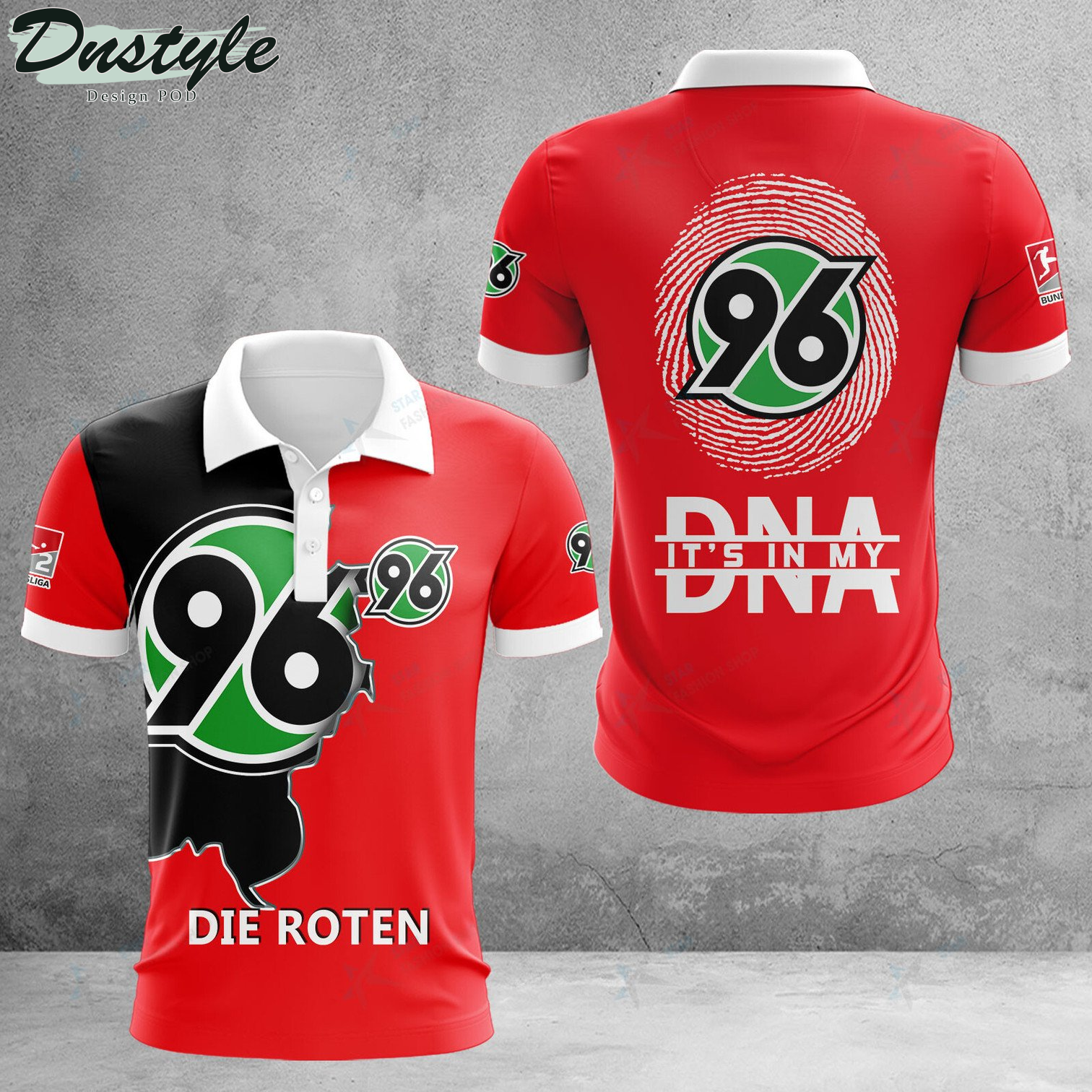 Hannover 96 it's in my DNA polo shirt