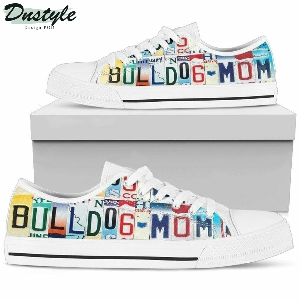 Bulldog Mom Low Top Shoes Sneakers