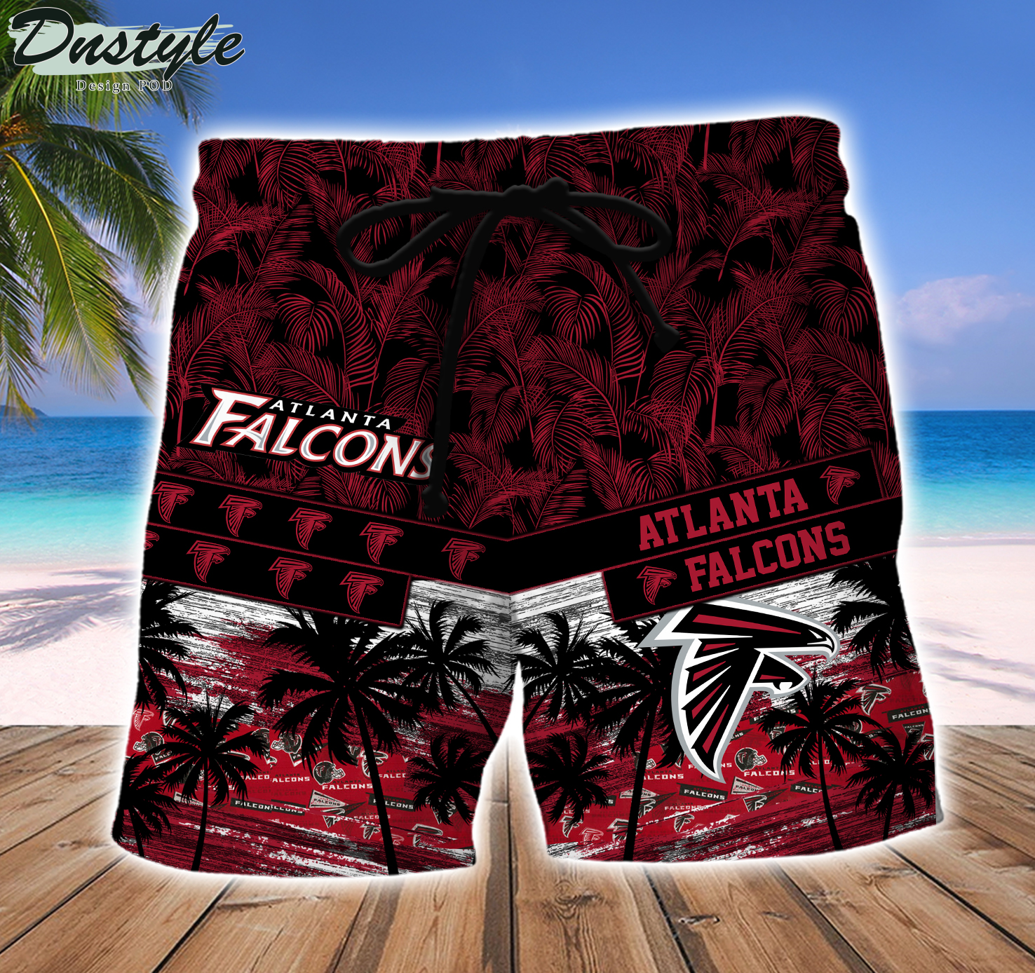 Atlanta Falcons Team NFL Hawaiian Shirt And Beach Short
