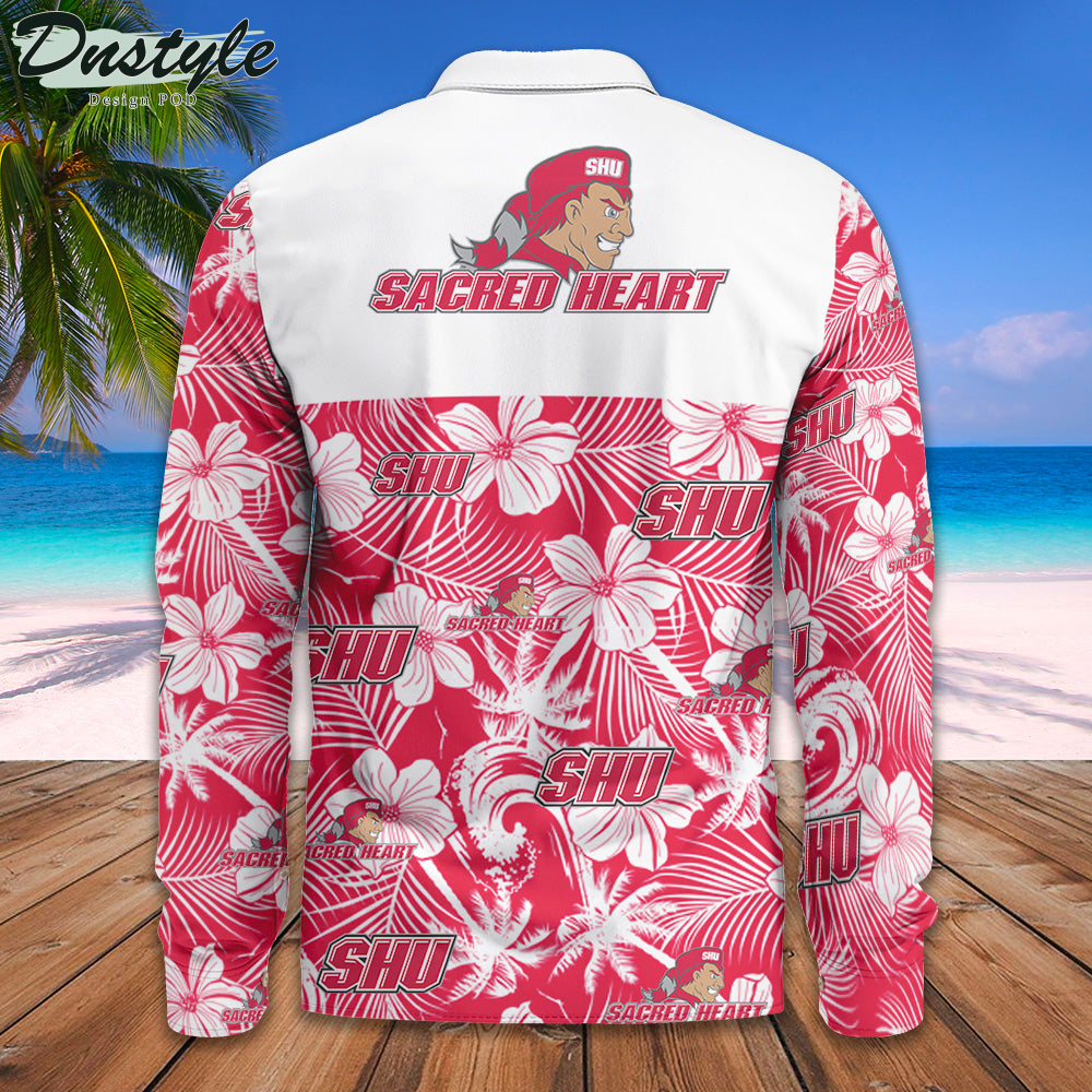 Sacred Heart Pioneers Long Sleeve Button Down Shirt