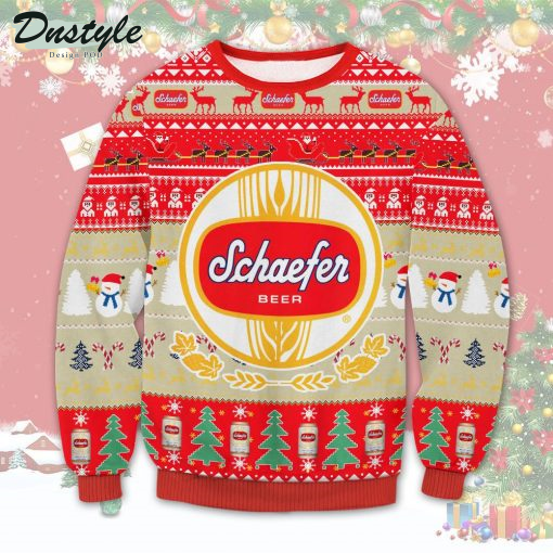 Schaefer Beer Ugly Sweater