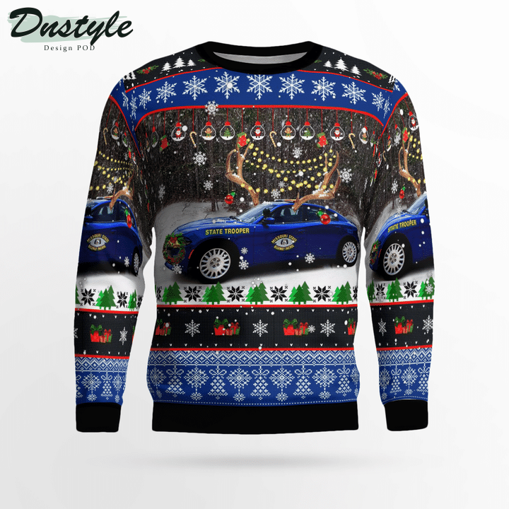 Missouri State Highway Patrol Ugly Merry Christmas Sweater