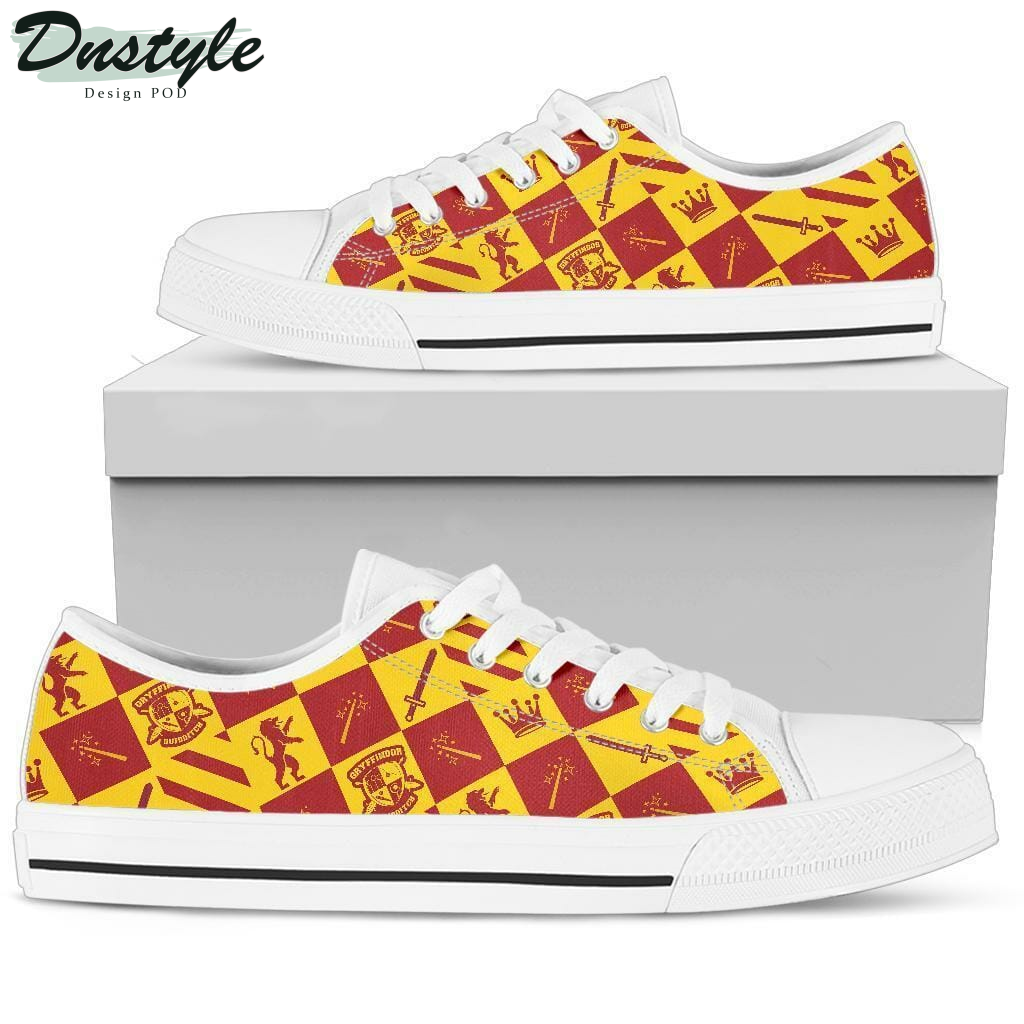 Harry Potter Gryffindor Custom Low Top Shoes Sneakers