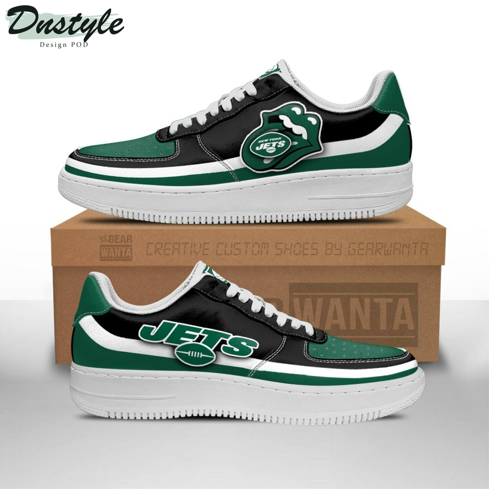New York Jets Air Sneakers Air Force 1 Shoes Sneakers