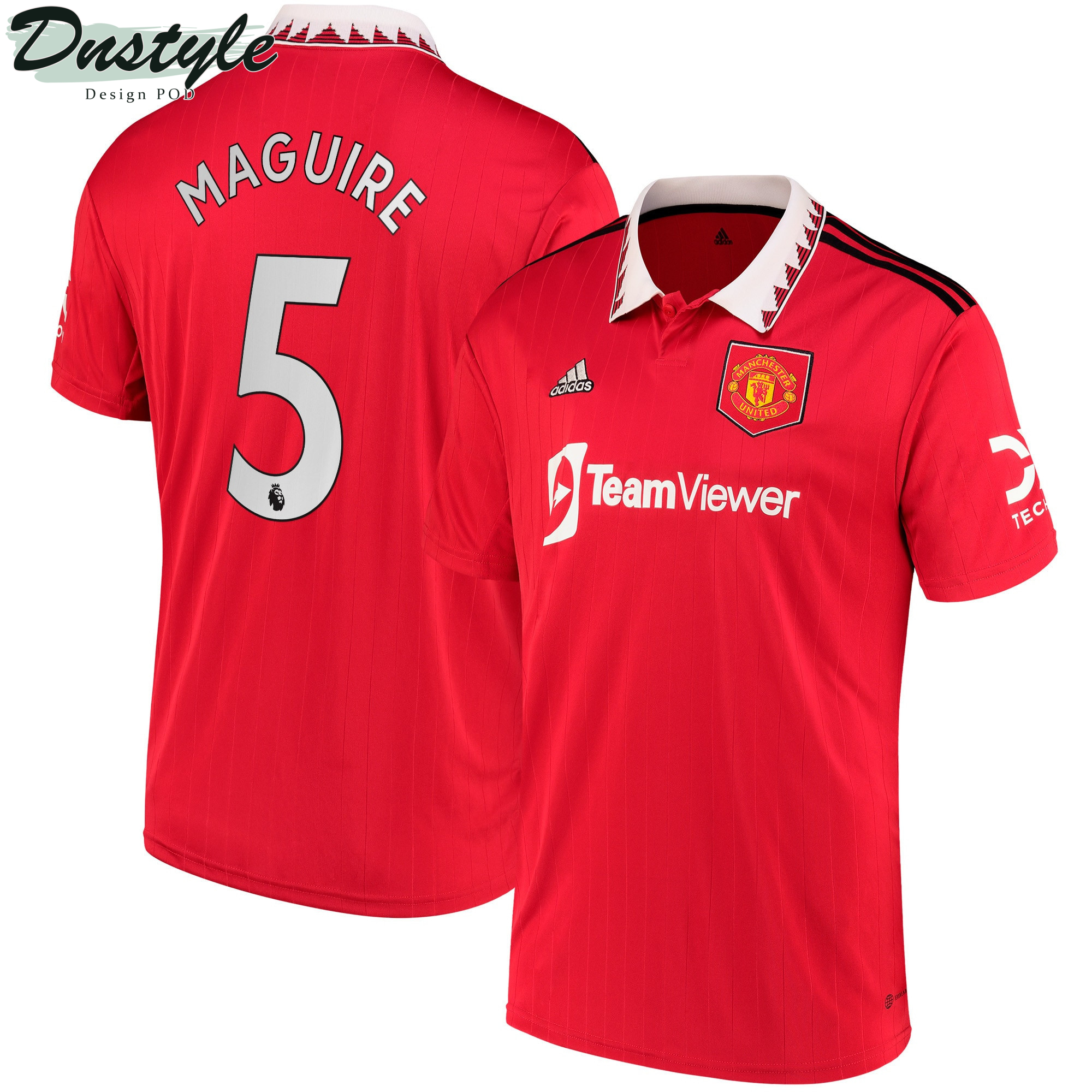 Harry Maguire #5 Manchester United 2022/23 Home Player Jersey - Red