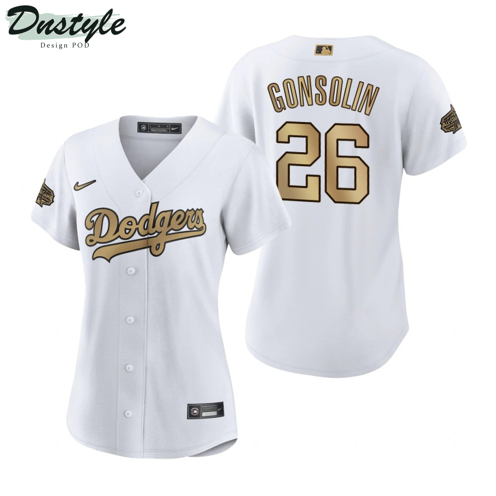 Women Los Angeles Dodgers Tony Gonsolin White 2022 All-Star Game Jersey