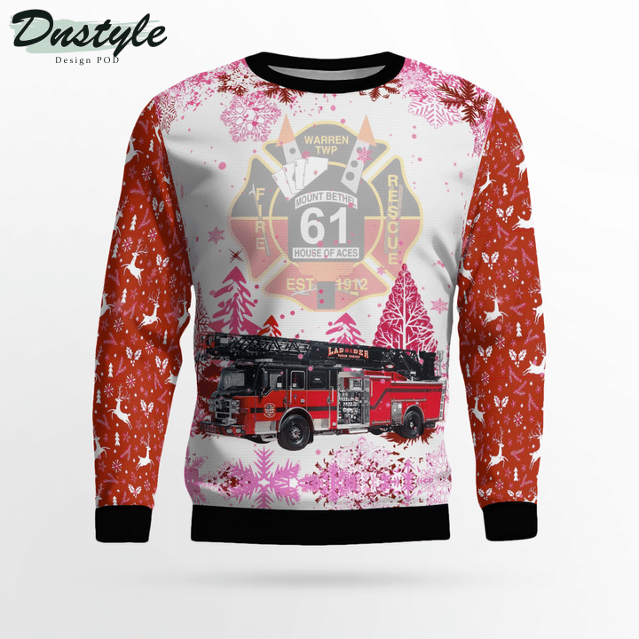 Mt. Bethel Fire Company Ugly Merry Christmas Sweater