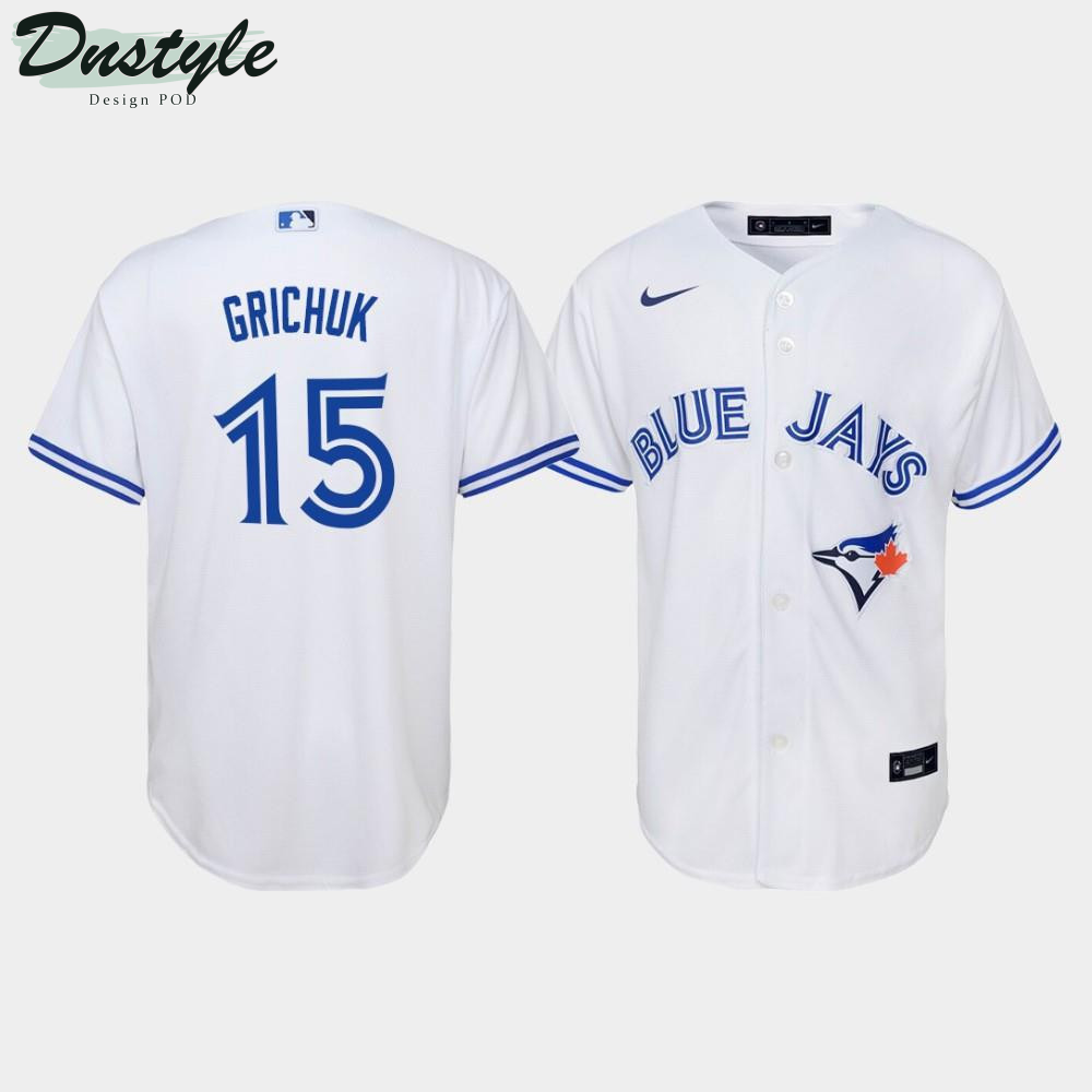 Youth Toronto Blue Jays Randal Grichuk #15 White Home Jersey MLB Jersey
