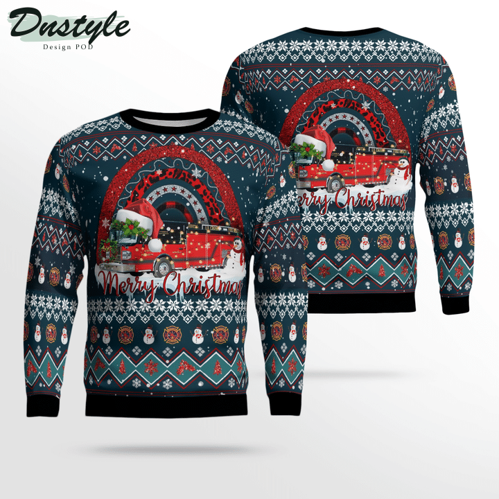 City of La Crosse Fire Department Ugly Merry Christmas Sweater