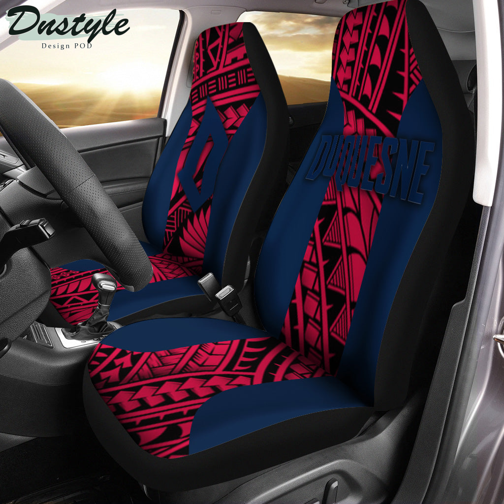 Duquesne Dukes Polynesian Car Seat Cover