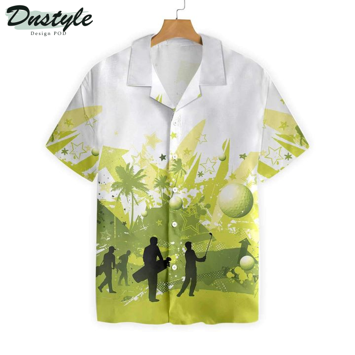Golf Stock Illustration Hawaiian Shirt