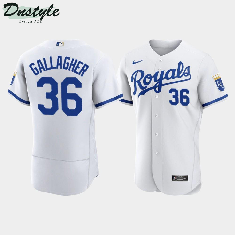 Cam Gallagher #36 Kansas City Royals Men's 2022 Home Jersey - White MLB Jersey
