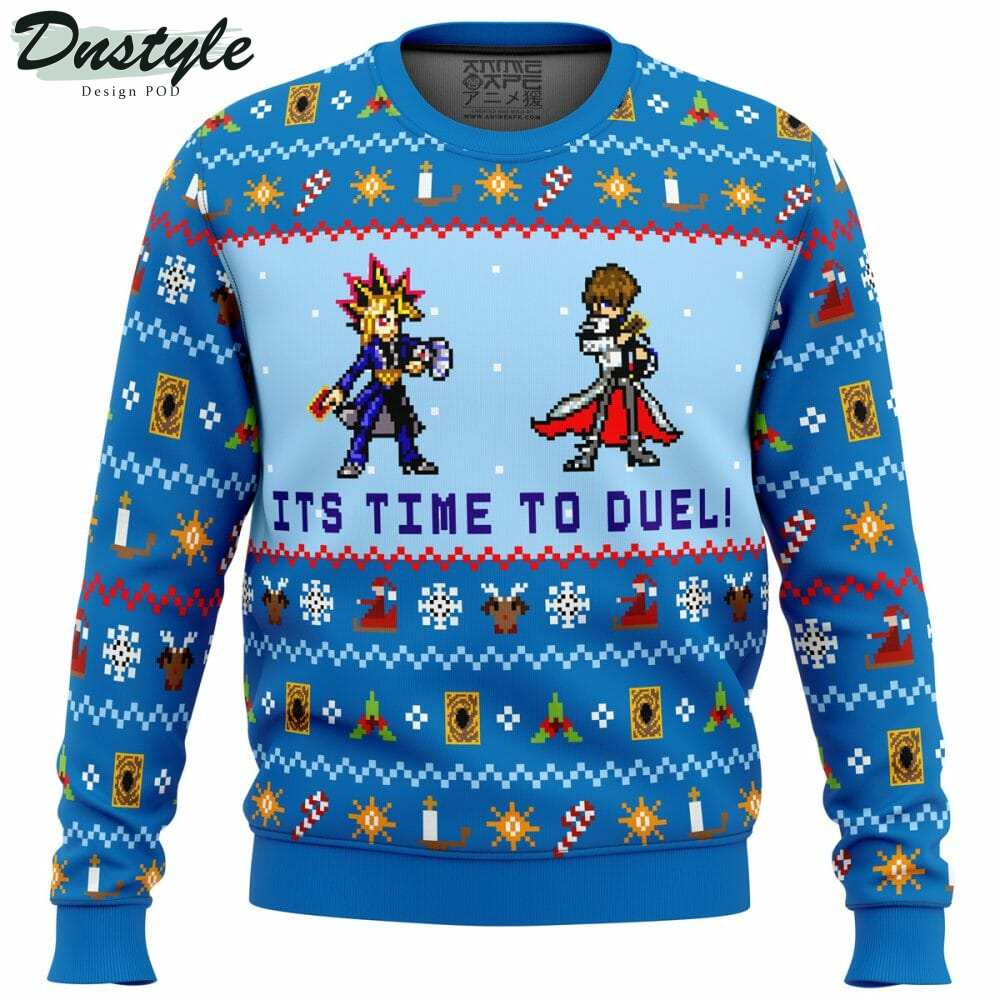 Yugioh Its Time To Duel Ugly Christmas Sweater
