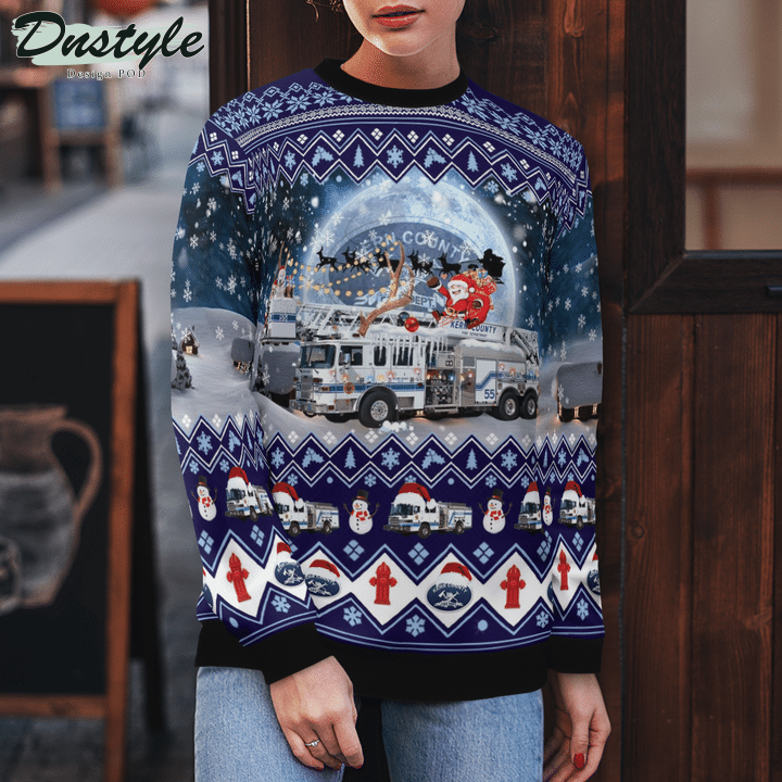 Kern County Fire Department Ugly Merry Christmas Sweater